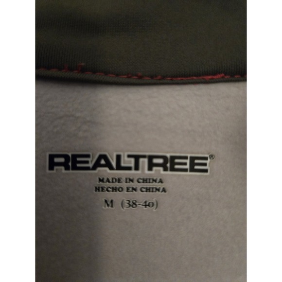 RealTree Pullover Womens M (38-40) Pink‎ Camo Half Zip Stretch, Wicking - Picture 3 of 3